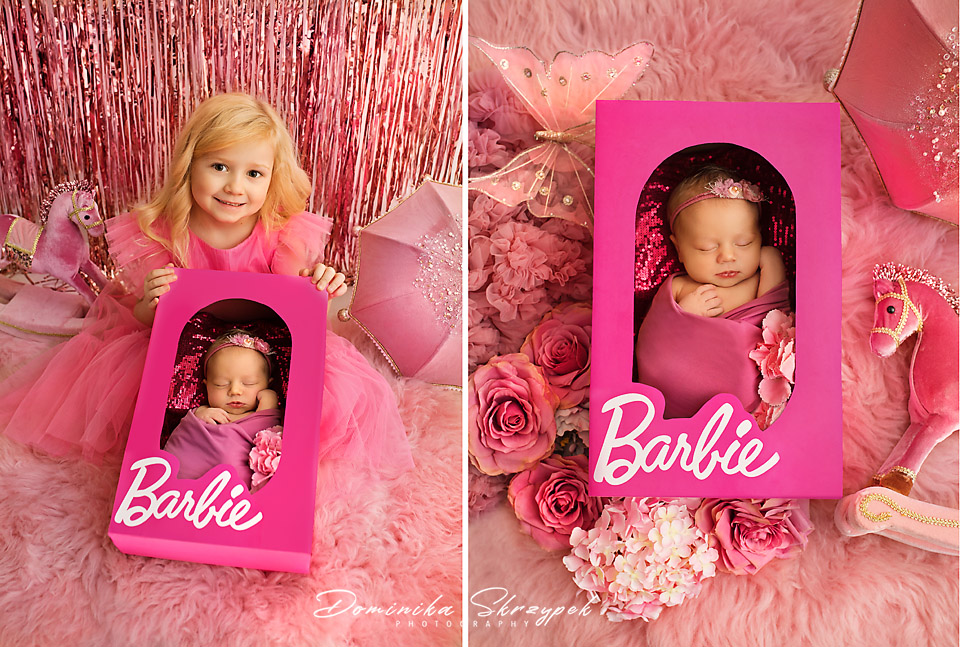 Barbie sesja noworodkowa Warszawa Image